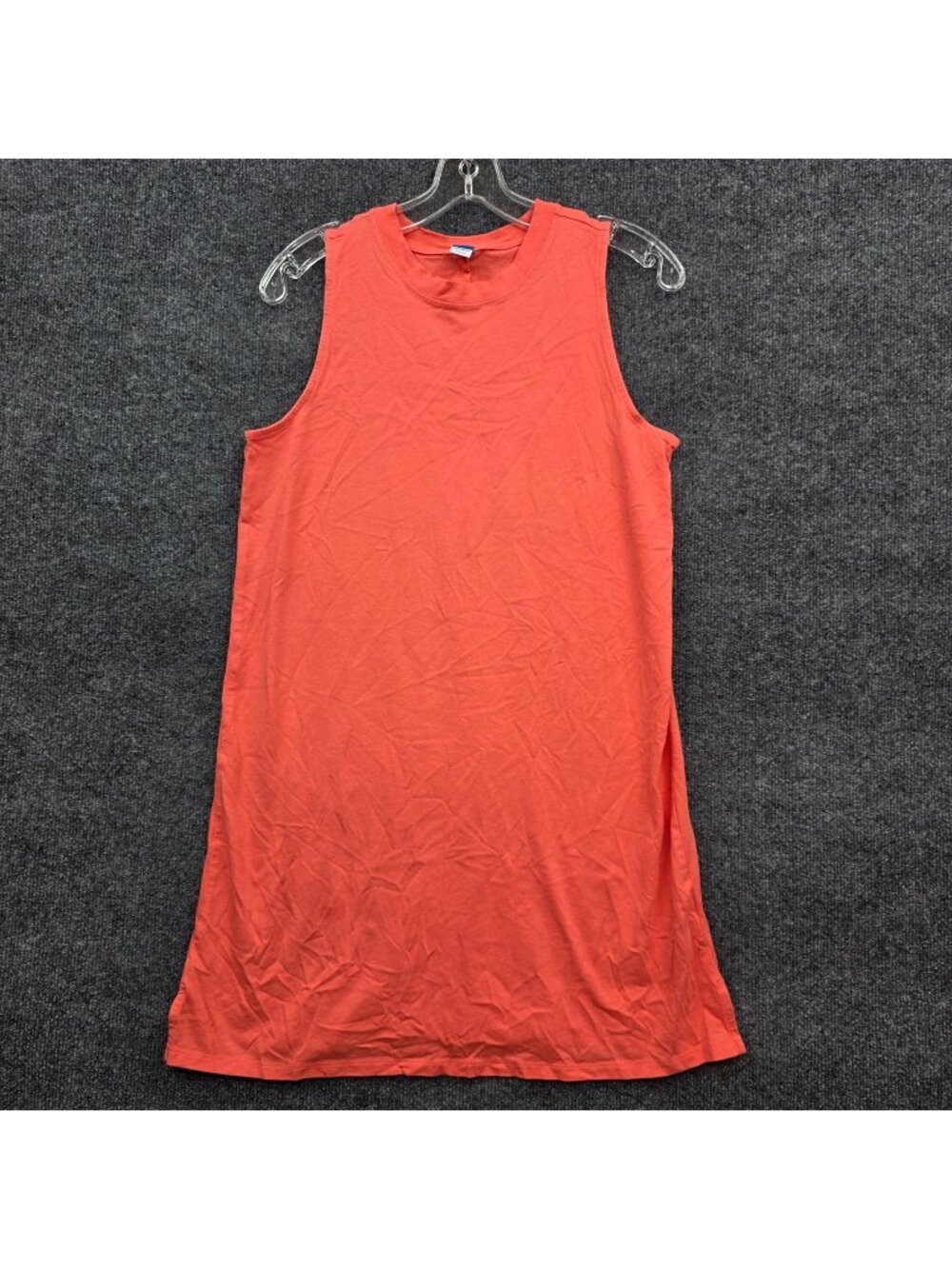 Old Navy Tank Dress Size S Orange Casual Lounge Vacation Beachy Resort Coastal